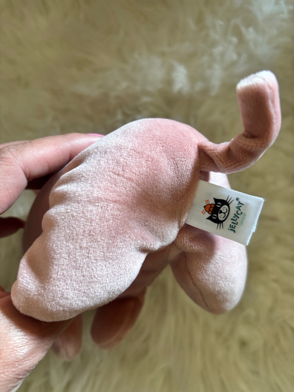 Jellycat Nellie mallow Pig Stuffed Animal - Picture 2 of 5